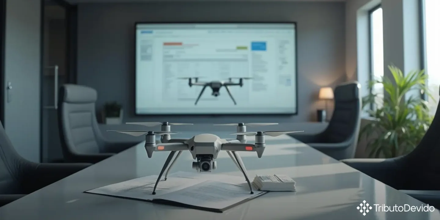 Classificação fiscal Drone com câmera digital integrada