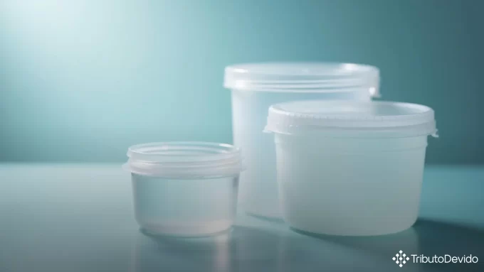 Classificação fiscal frascos coletores procedimentos médicos