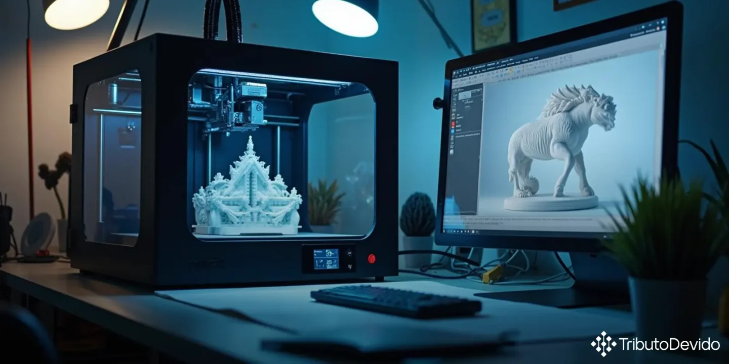 Impressão 3D caracterizada como industrialização