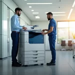 Locação máquinas reprográficas operador Simples Nacional