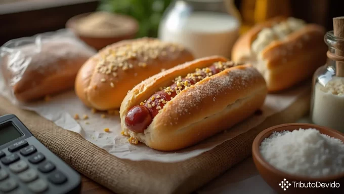 Classificação fiscal pré-mistura pão hot dog
