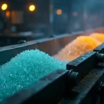 Industrialização cacos vidro beneficiamento transformação IPI