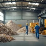 Fragmentação prensagem papel reciclável industrialização IPI