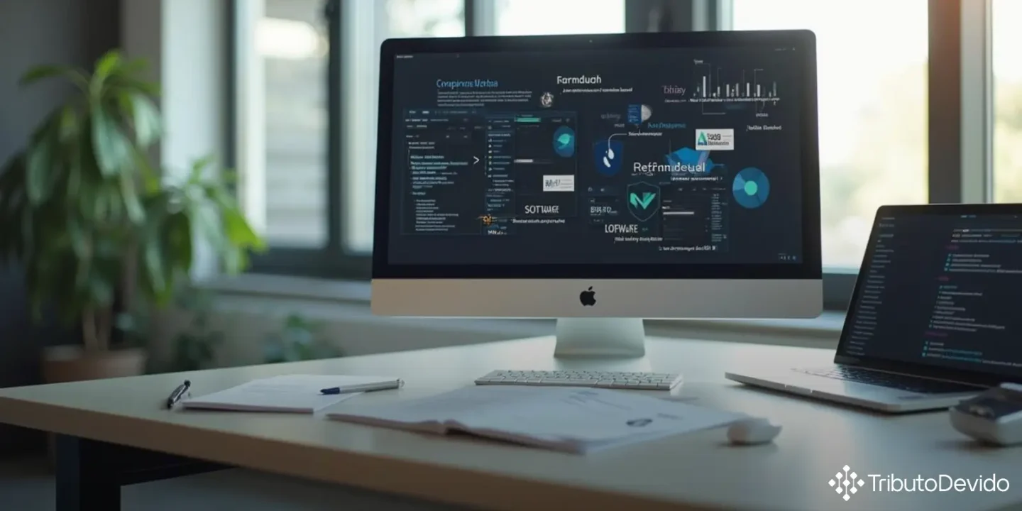 Retenção tributos licença software