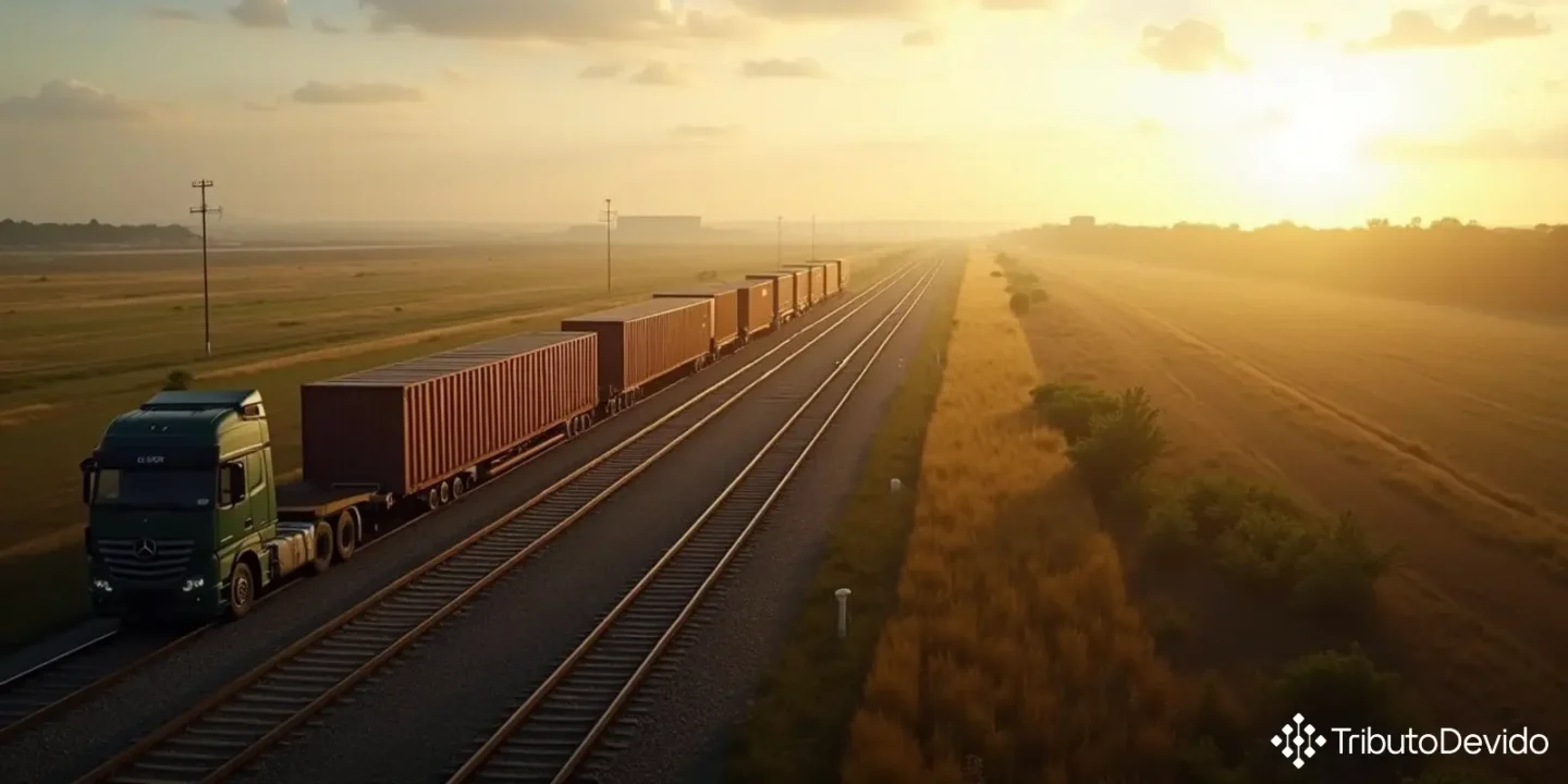 Transbordo intermodal cereais aplica percentual 8% IRPJ lucro presumido